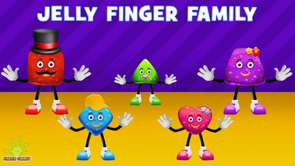 The Finger Family Jelly Family Nursery Rhyme | Jelly Finger Family Songs