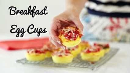Salsa & Cheese Egg Cups - Freezer Meal