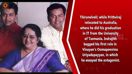 Adorable Photos Of Prithviraj & Indrajith || Malayalam Focus