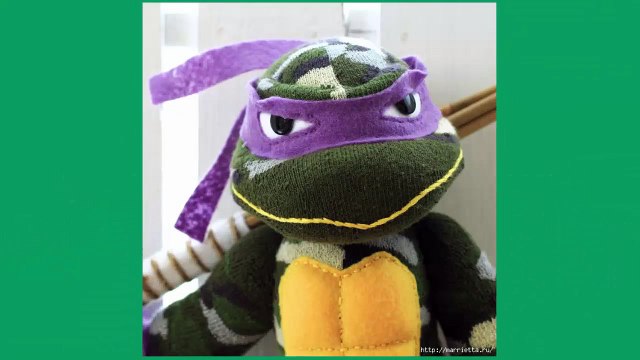 Поделки для детей! Любимый Черепашка ниндзя своими руками! NINJA HANDMADE