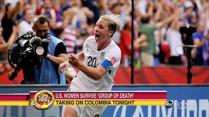 US Women's Soccer Team Faces Colombia in Round of 16 Matchup
