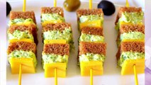 Snack on skewers! Праздничные закуски на шпажках