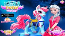 Disney Frozen Princess-Elsa Pony Caring-Games For Girls HD