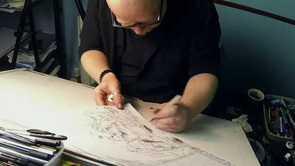 Dark Souls II - PS3-X360-PC - Beyond the Comic (Speed Drawing Teaser)