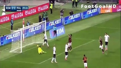 Edin Dzeko Goal - AS Roma vs Palermo 1-0 - 21_2_2016 [Serie A]