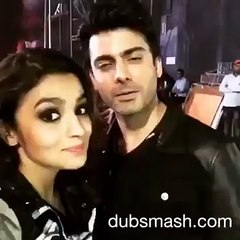 Alia Bhatt And Fawad Khan New Dubsmash Video 2016