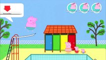 СВИНКА ПЕППА прыжки в бассейн. Мультик ИГРА для детей на русском. Peppa pig