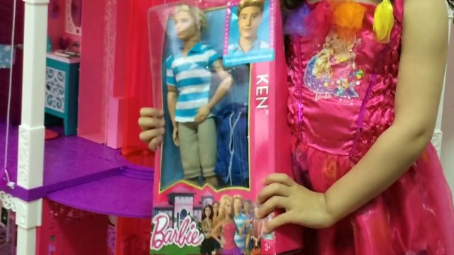 Barbie Life In The Dreamhouse + Secret Door Dolls Princess Toys in Egg + Giant Dreamhouse