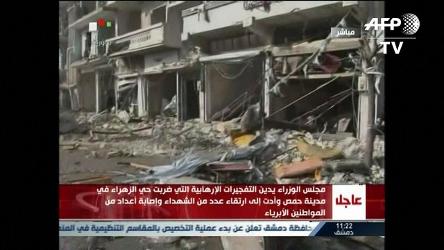 Syrie: au moins 46 morts dans un double attentat à Homs (ONG)