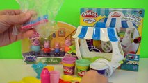 Peppa Pig George tomando Play-doh Sorvete Portugues Massinha maquina modelar