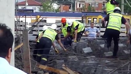 Yüksek Hızlı Tren istasyonunda göçük, yaralılar var