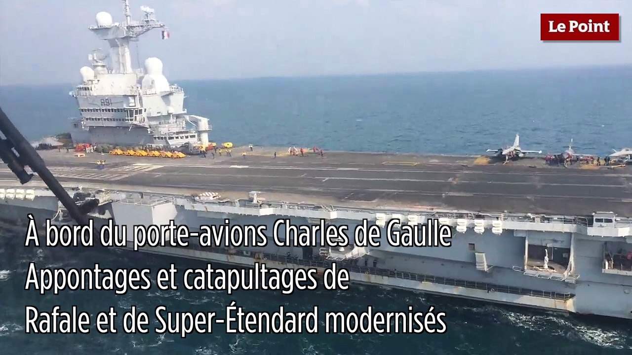 EXCLUSIF - À bord du "Charles de Gaulle", le porte-avions anti-Daech