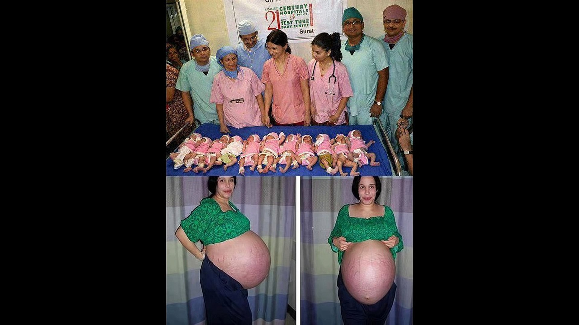 Un Femme Enceinte Accouche De 11 Bebes Video Dailymotion