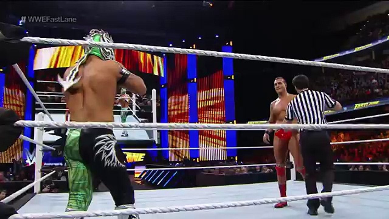 Kalisto vs. Alberto Del Rio - 2-out-of-3 Falls U.S. Title Match  WWE Fastlane 2016 Kickoff