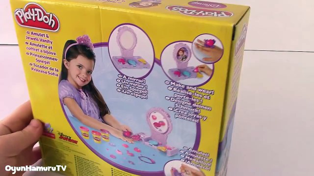 Play Doh Prenses Sofia Takı Tasarımı Oyun Hamuru Seti Amulet & Jewels Vanity