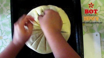 Красивый дрожжевой пирог по мотивам В.Цуркан