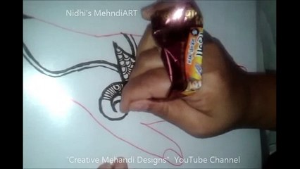 Stunning Peacock Back Hand Henna Mehndi Design Tutorial