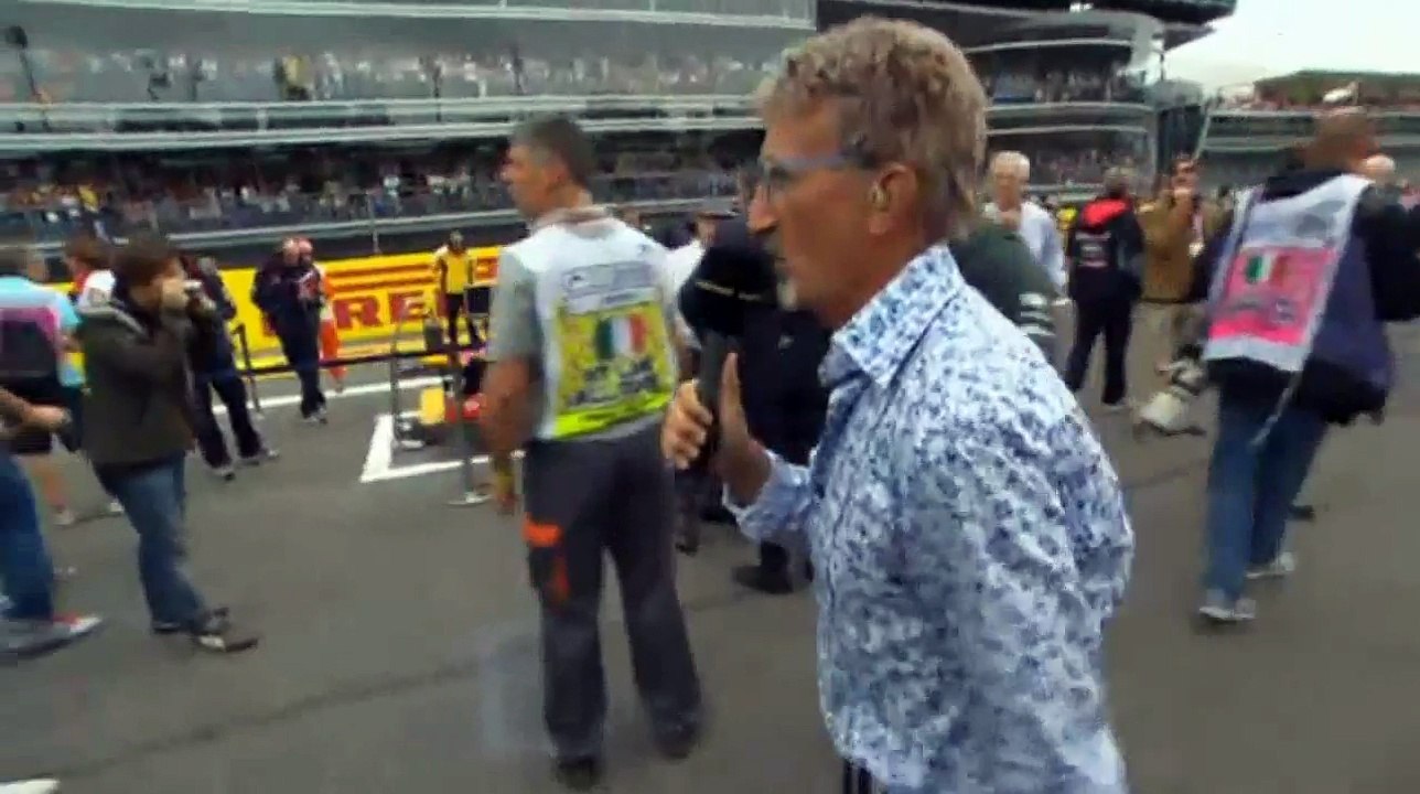 Sergio Pizzorno interviewed @ F1, Monza, Italy