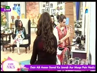 Nadia Khan Show - 22-Feb-2016 - Part 3- Latest Makeup Trends