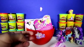 Le GÉANT de FLUTTERSHY Oeuf Surprise Play Doh MLP Jouets Fashems Pop de Moshi Monsters bisounours