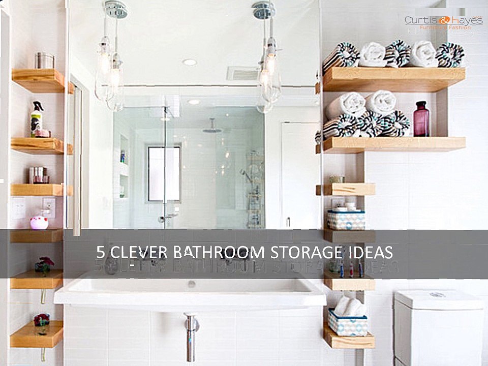 5 Clever Bathroom Storage Ideas