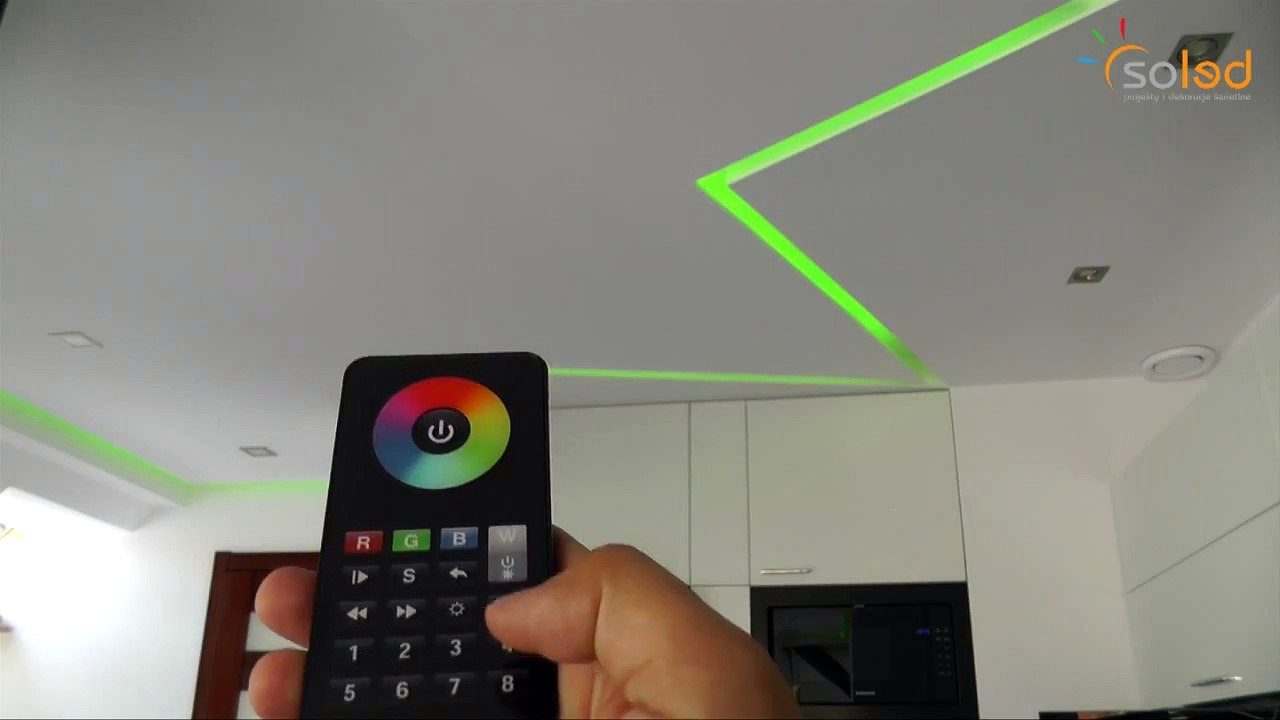 Oświetlenie Apartamentu - Gwieździste Niebo, Pilot dotykowy, Taśma RGB, Sterowniki RGB