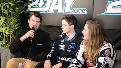 GAUTHIER JUNG / LEA FOUCHARD - ITW - CAEN BMX INDOOR 2016