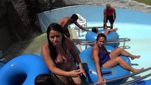 Blue Race Water Slide at Aldeia das Águas Park Resort