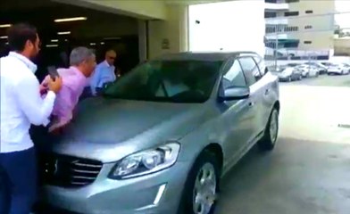 Self Parking Car Epic Fail