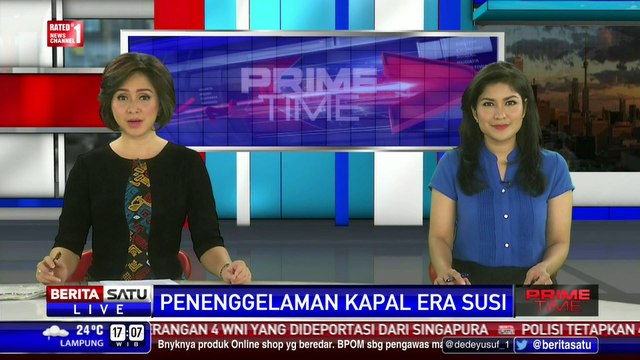 Menteri Susi Pimpin Penenggelaman 30 Kapal Asing Pencuri Ikan