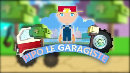 Tractopelle : Pipo et sa dépanneuse | Dessin animé en français comme Minecraft