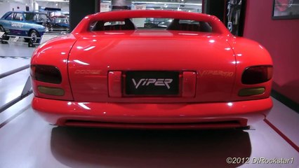 1989 Dodge Viper concept car idling