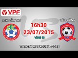 XSKT Cần Thơ vs Hải Phòng - V.League 2015 | FULL