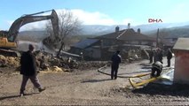 Bolu 14 Evin Yanmasından Sonra Yapılan Çeşmeden Takviye ile Yangına Müdahale