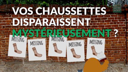 Le mystère des chaussettes qui disparaissent a été résolu