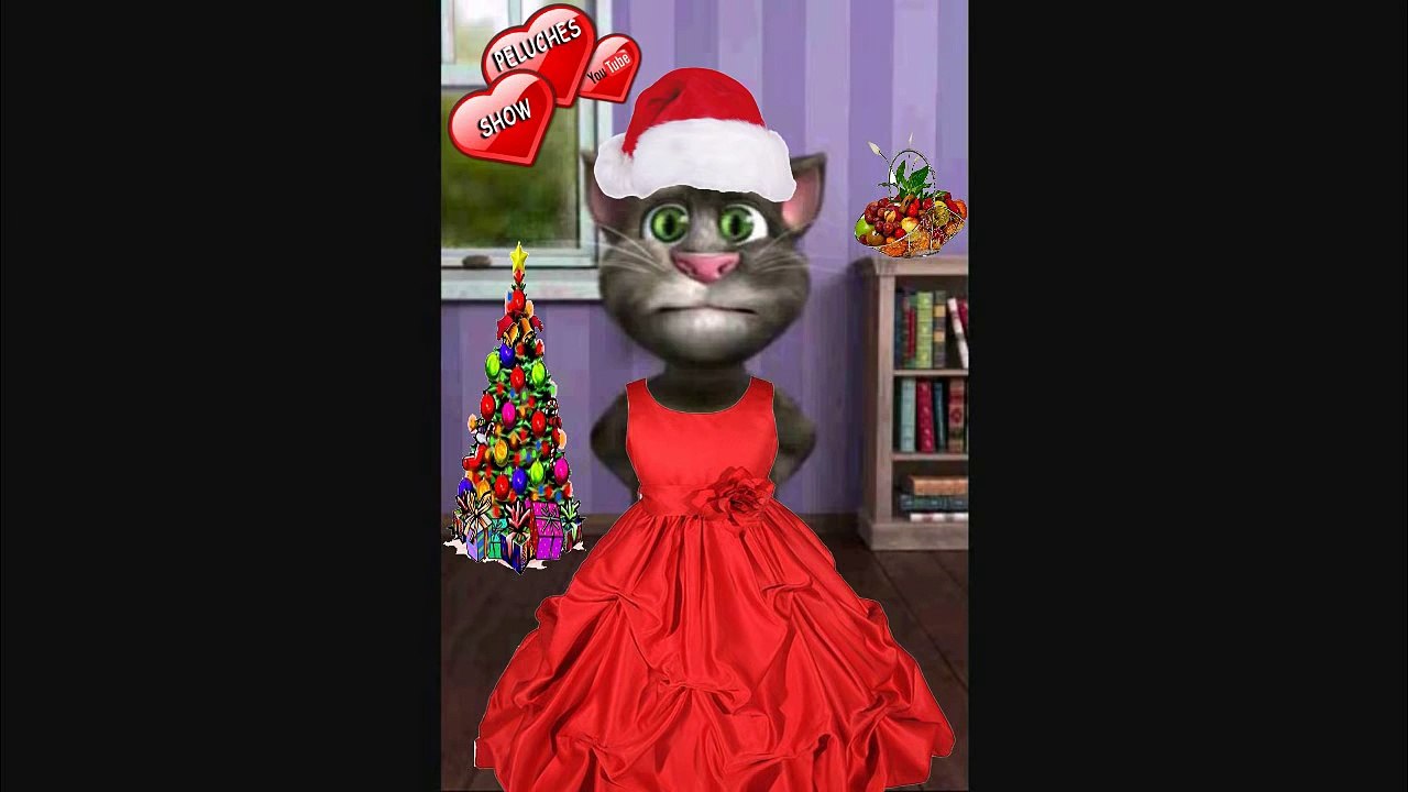 Gato Tom cantando villancicos feliz navidad canción infantil para niños con letra [HD]