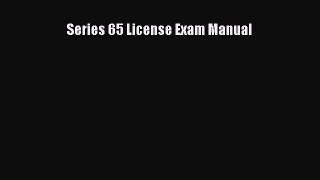 Read Series 65 License Exam Manual PDF Online