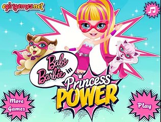 Baby Barbie Princess Strength - Barbi games - Games 2015,