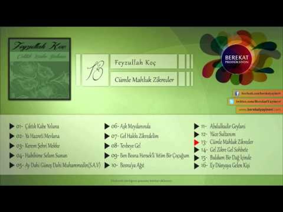 Cümle Mahluk Zikreder - Feyzullah Koç