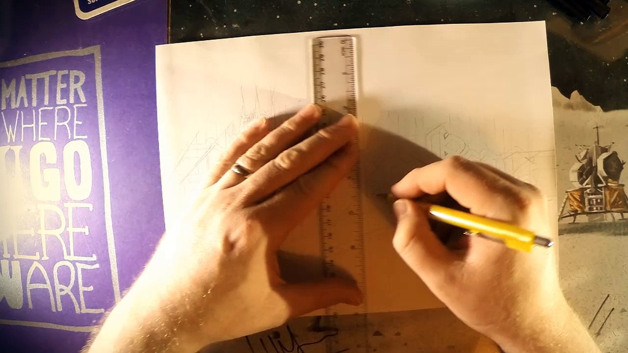 A Tribute to Dunfermline - A Hand Lettered Time Lapse by twohundredby200 (Dunfermline)
