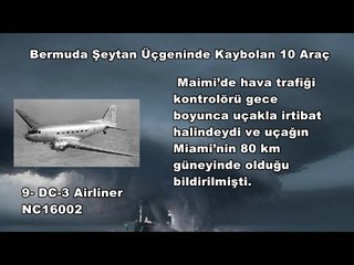 Bermuda Şeytan Üçgeninde Kaybolan 10 Araç