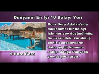 Dünyanın En İyi 10 Balayı Yeri