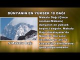 Dünyanın En Yüksek 10 Dağı