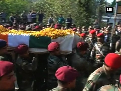 Last rites of Pampore bravehearts performed with full state honours