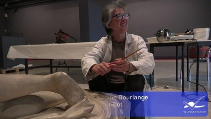 La restauration d'oeuvres du musée de Gajac par Tiziana Mazzoni