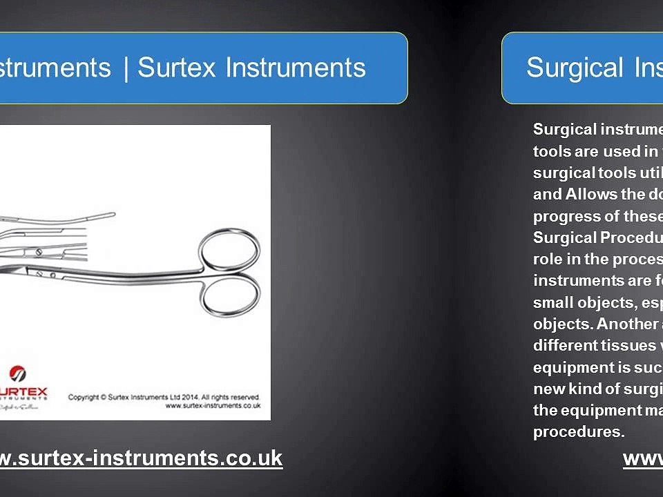 Surgical Instruments - Medical Instruments - Surgical Tools