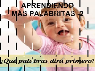 mis primeras palabras niños