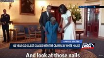 106 - year-old guest dances with the Obamas in the White House