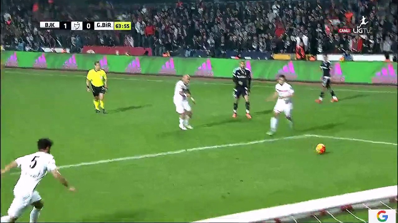 1-0  tMario Gómez Goal Turkey  Süper Lig - 22.02.2016, Besiktas JK 1-0 Genclerbirligi