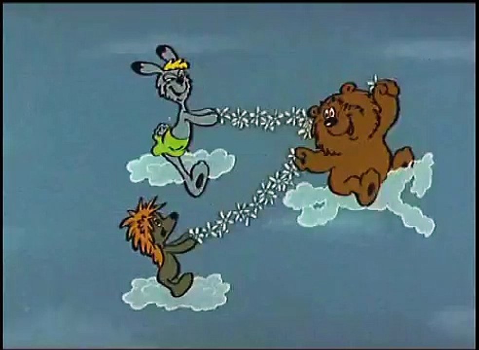 Песенка из мультфильма Трям! Здравствуйте! Облака - белогривые лошадки